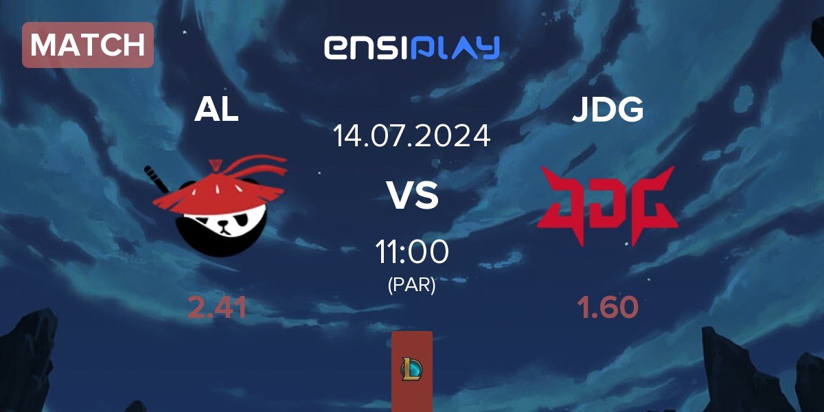 Match Anyone's Legend AL vs JD Gaming JDG | 14.07