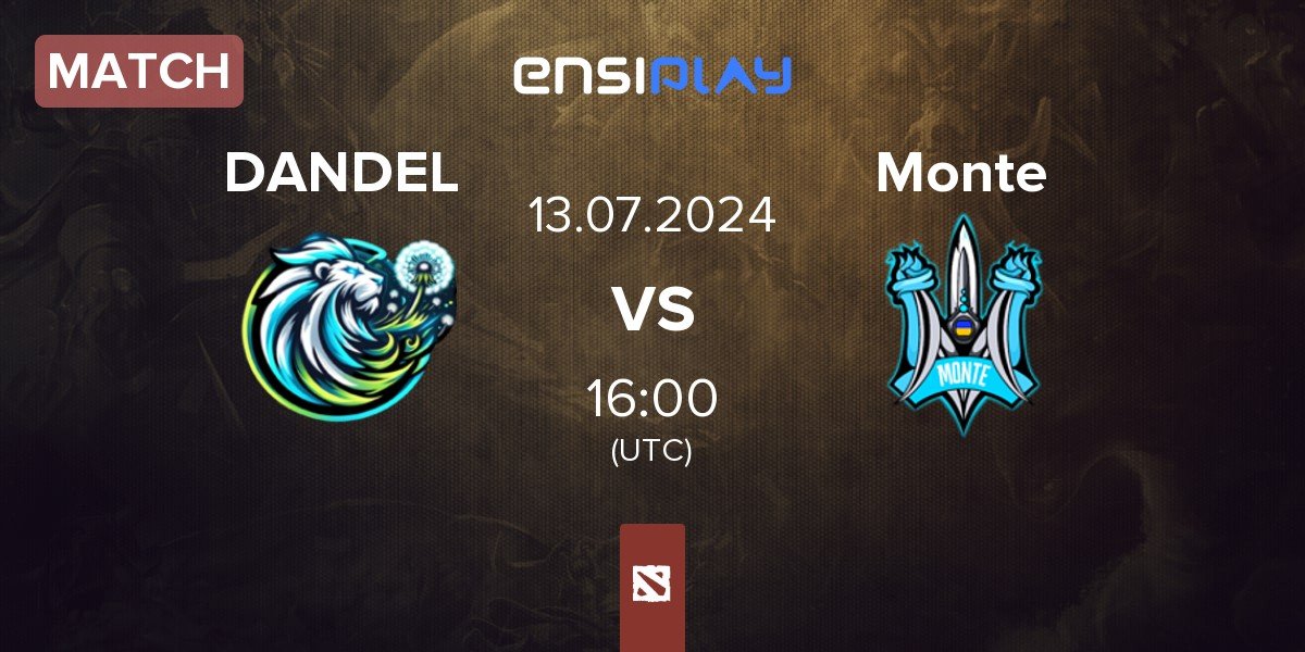 Match Dandelions DANDEL vs Monte | 13.07
