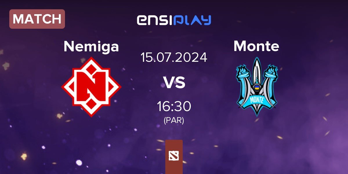 Match Nemiga Gaming Nemiga vs Monte | 15.07