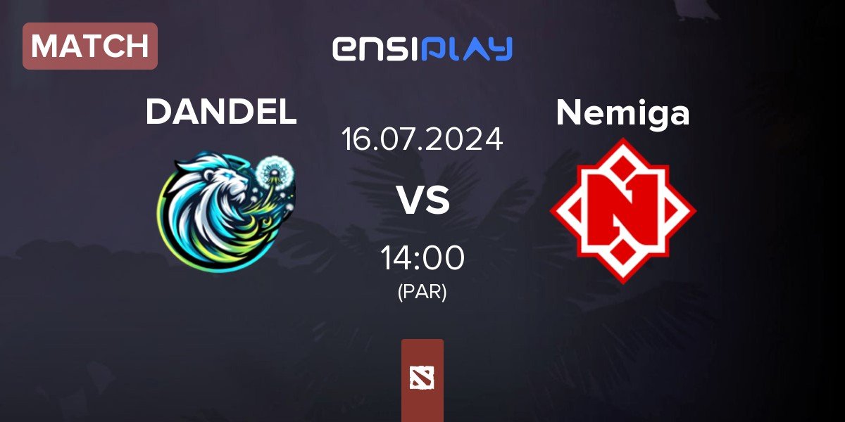 Match Dandelions DANDEL vs Nemiga Gaming Nemiga | 16.07