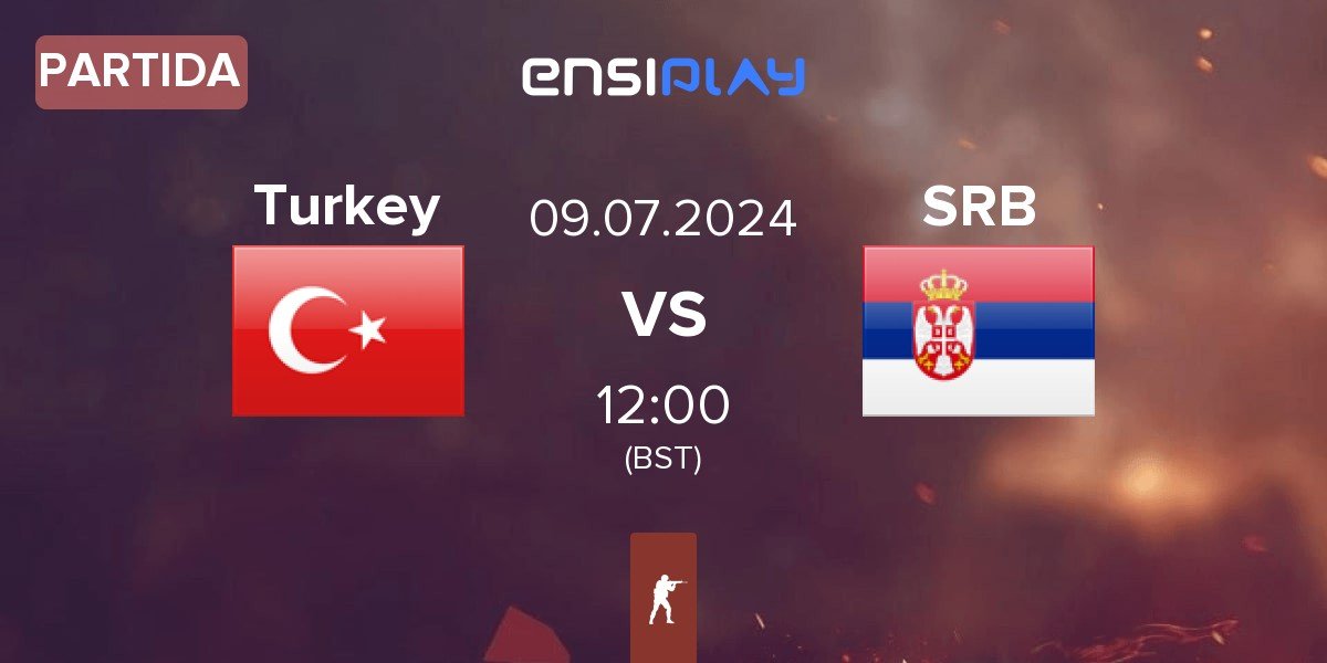 Partida Turkey TUR vs Serbia SRB | 09.07