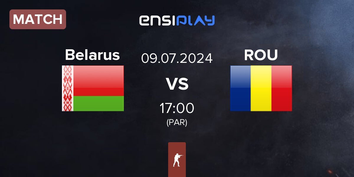 Match Belarus BLR vs Romania ROU | 09.07