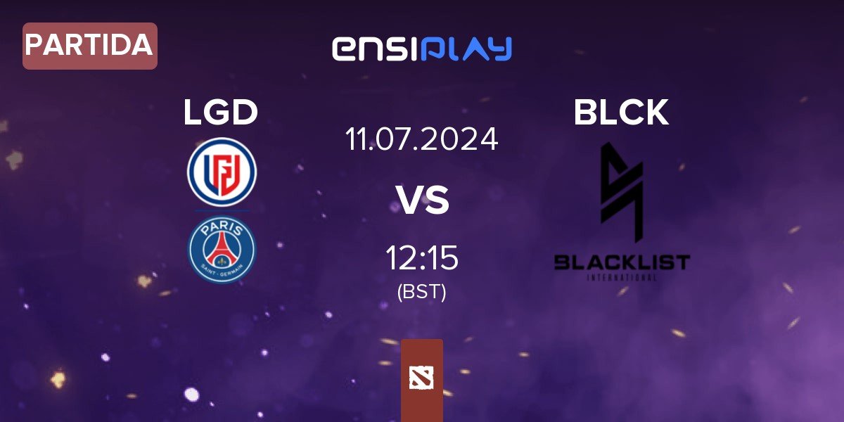Partida LGD Gaming LGD vs Blacklist International BLCK | 11.07