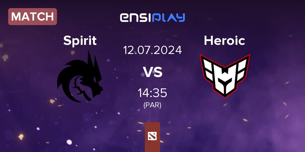 Match Team Spirit Spirit vs Heroic | 12.07