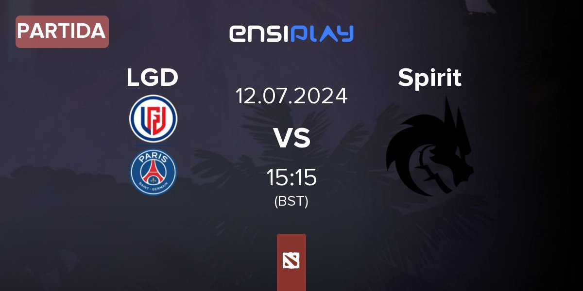 Partida LGD Gaming LGD vs Team Spirit Spirit | 12.07