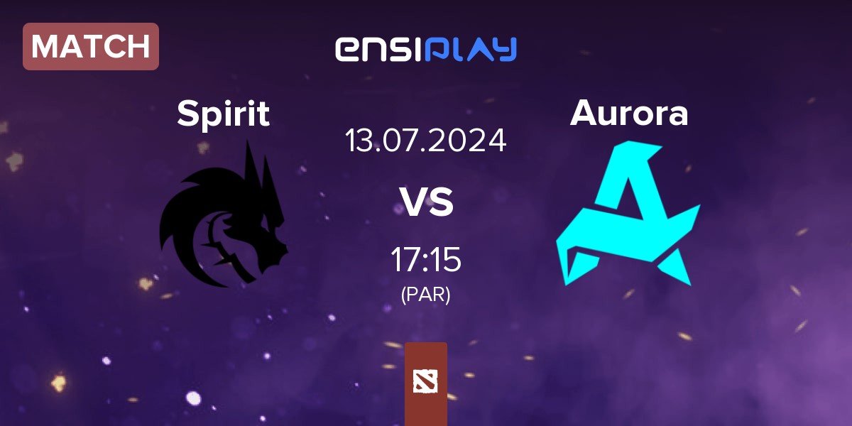 Match Team Spirit Spirit vs Aurora | 13.07