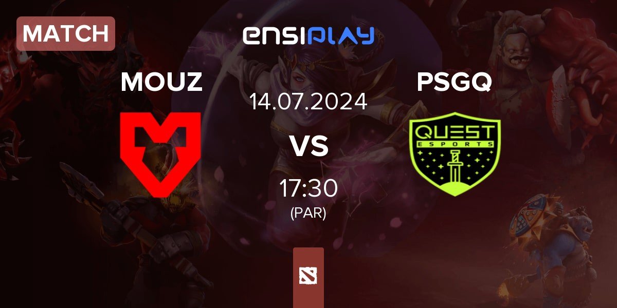 Match MOUZ vs PSG.Quest PSGQ | 14.07