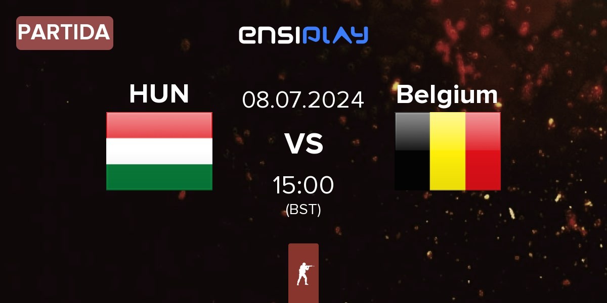Partida Hungary HUN vs Belgium | 08.07