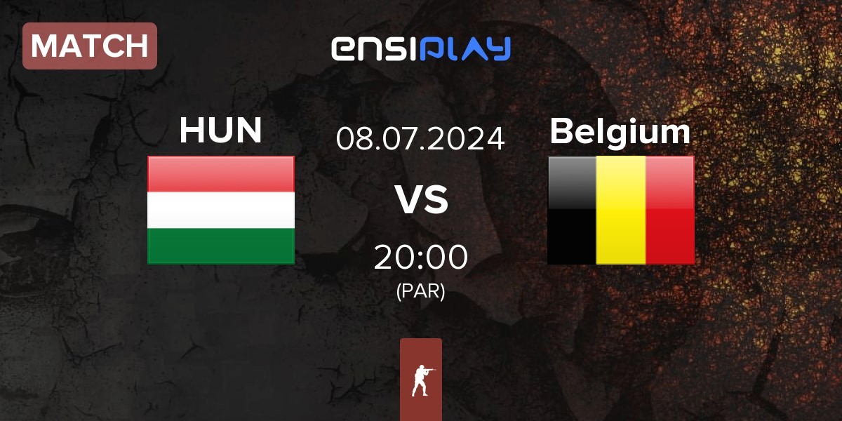 Match Hungary HUN vs Belgium | 08.07