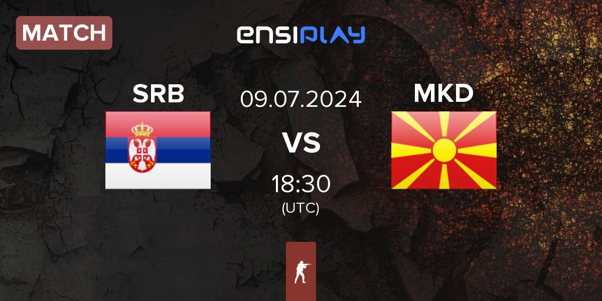 Match Serbia SRB vs North Macedonia MKD | 09.07