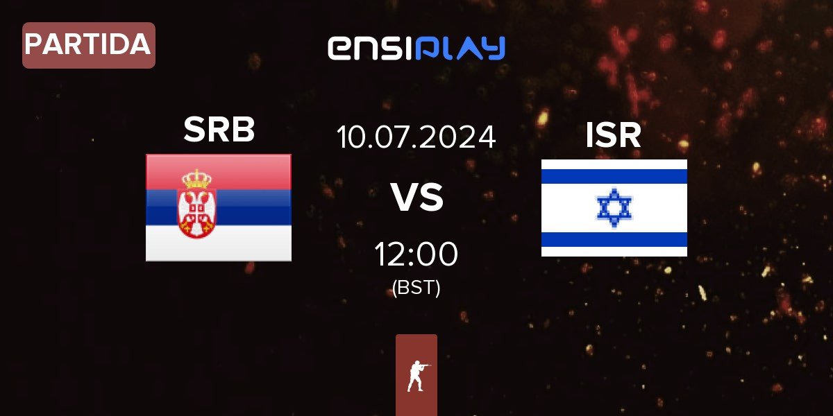 Partida Serbia SRB vs Israel ISR | 10.07