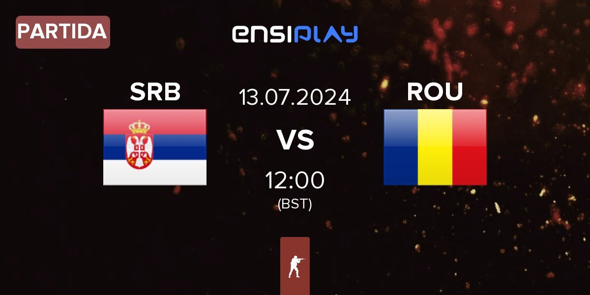 Partida Serbia SRB vs Romania ROU | 13.07