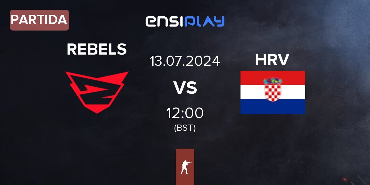 Partida Rebels Gaming REBELS vs Croatia HRV | 13.07