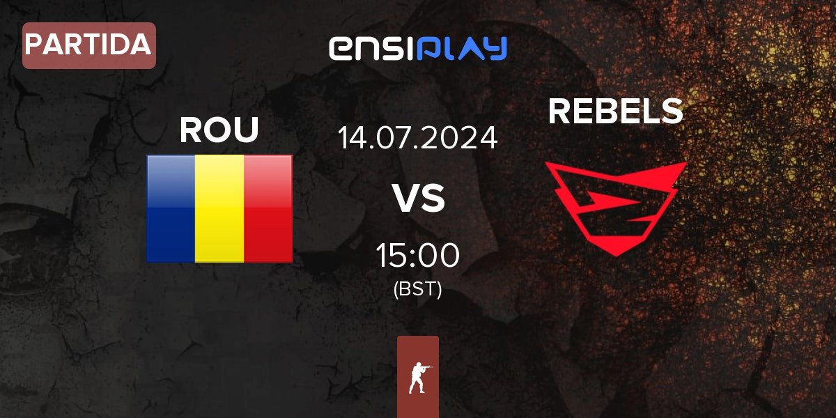 Partida Romania ROU vs Rebels Gaming REBELS | 14.07
