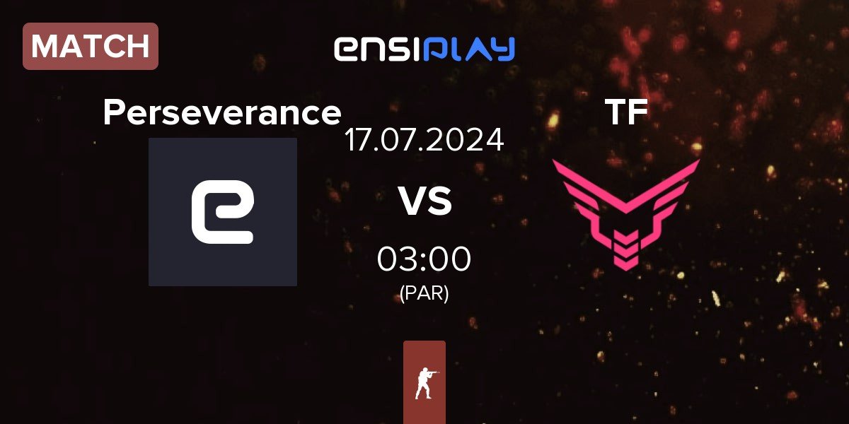 Match Perseverance Gaming Perseverance vs Take Flyte TF | 17.07