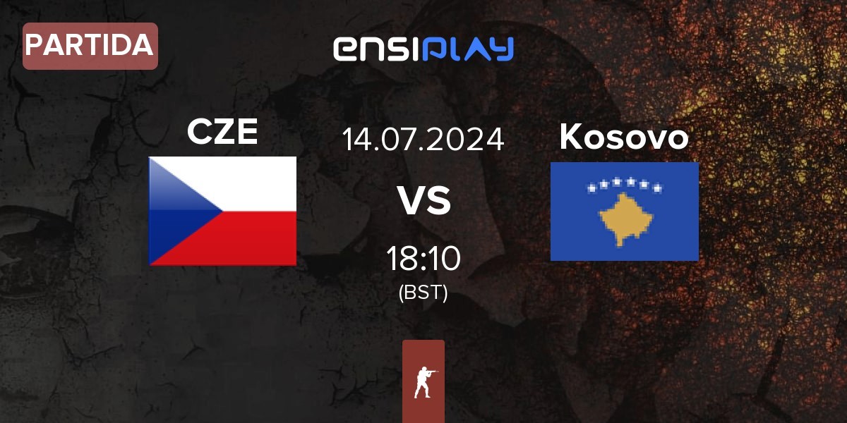 Partida Czech Republic CZE vs Kosovo | 14.07