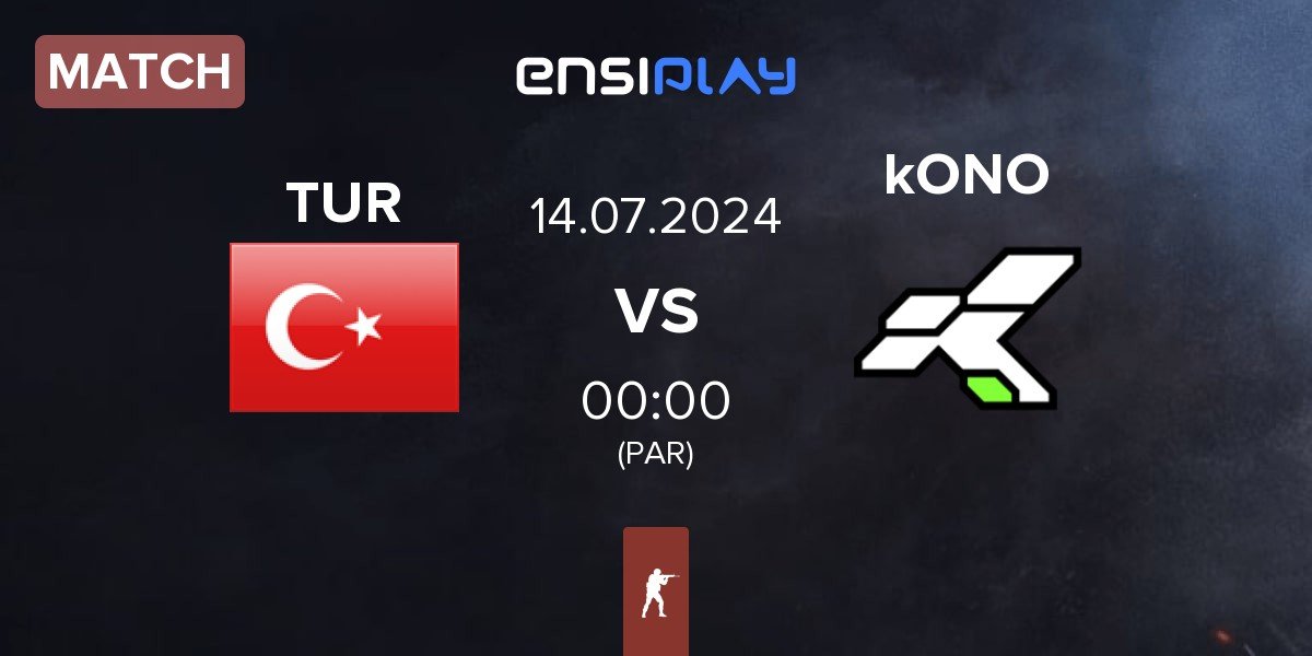 Match Turkey TUR vs kONO.ECF kONO | 14.07