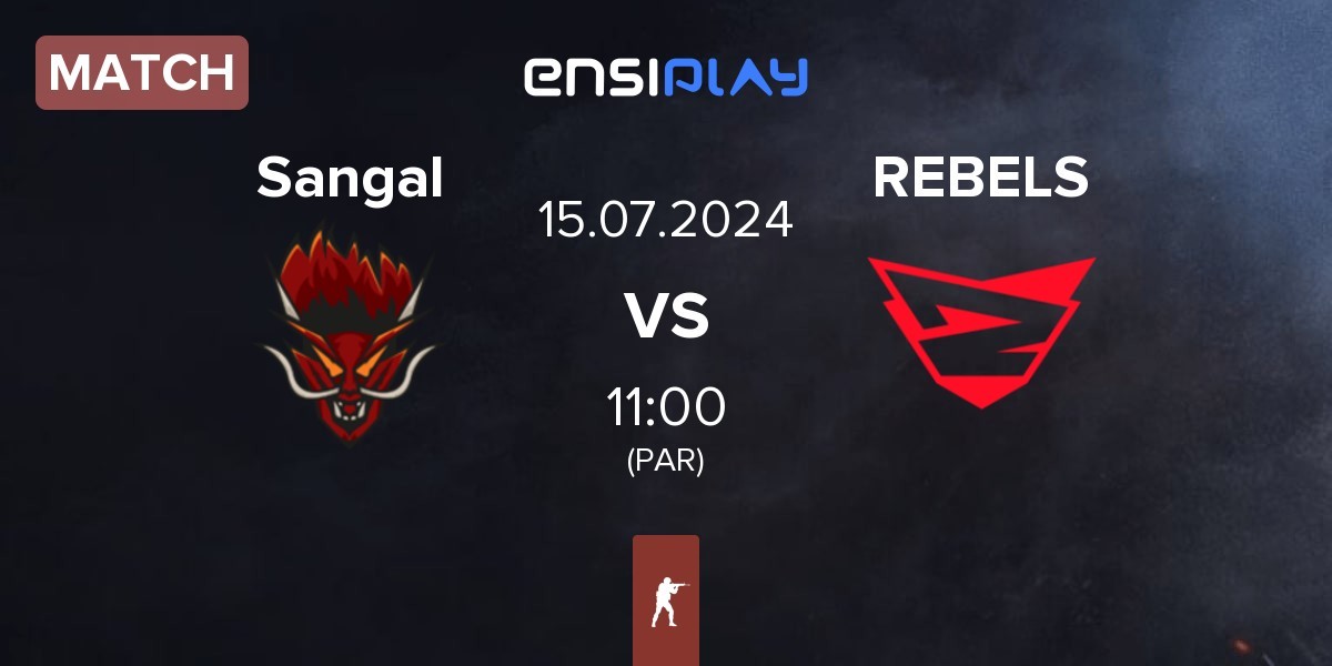 Match Sangal Esports Sangal vs Rebels Gaming REBELS | 15.07