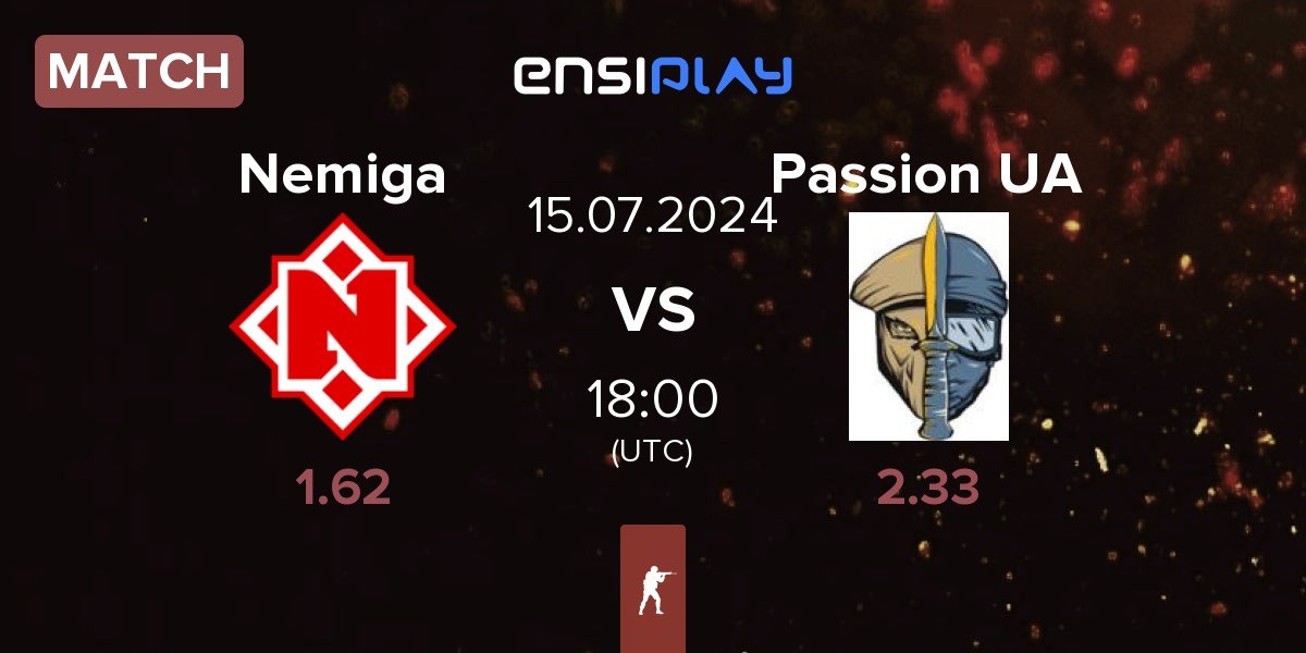 Match Nemiga Gaming Nemiga vs Passion UA | 15.07