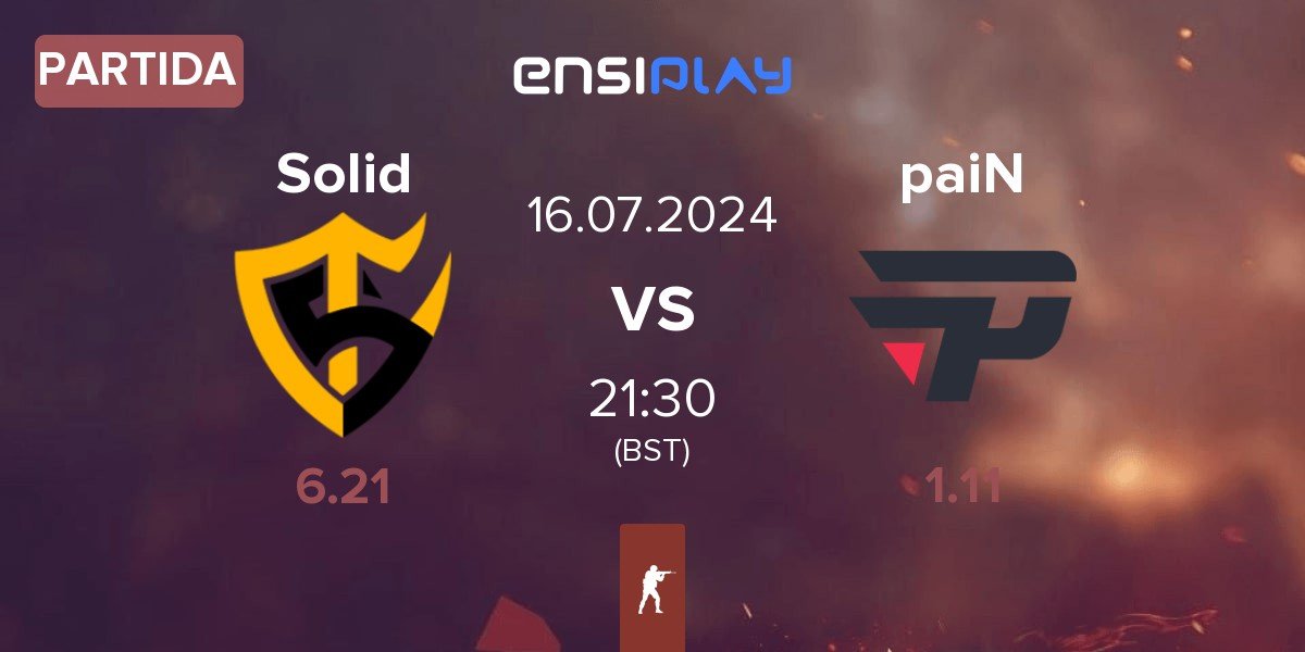 Partida Team Solid Solid vs paiN Gaming paiN | 16.07
