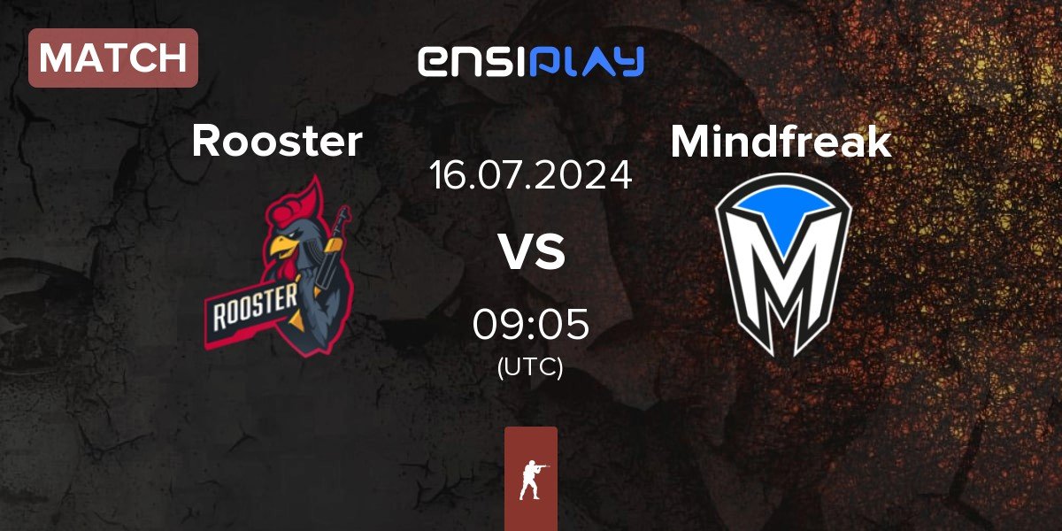 Match Rooster vs Mindfreak | 16.07