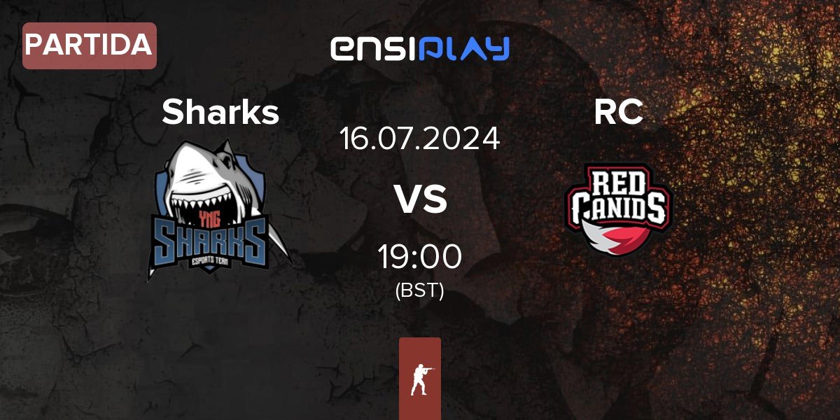 Partida Sharks Esports Sharks vs Red Canids RC | 16.07
