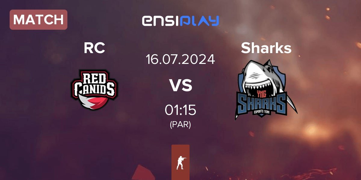 Match Red Canids RC vs Sharks Esports Sharks | 16.07