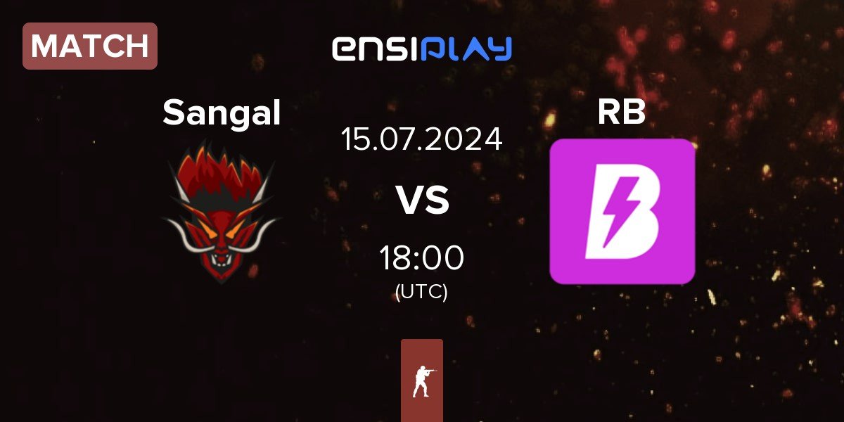 Match Sangal Esports Sangal vs RUSH B RB | 15.07