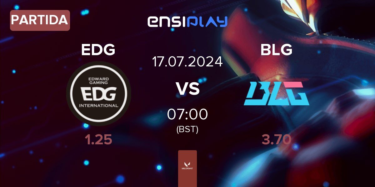 Partida Edward Gaming EDG vs Bilibili Gaming BLG | 17.07