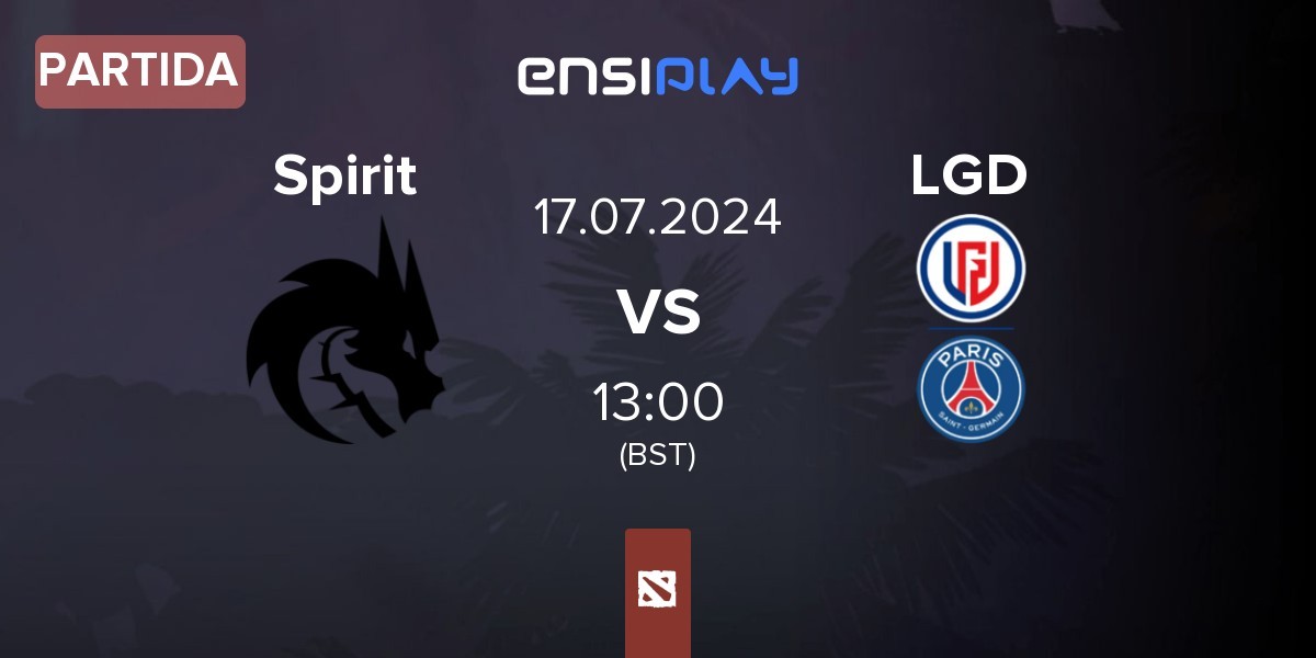 Partida Team Spirit Spirit vs LGD Gaming LGD | 17.07