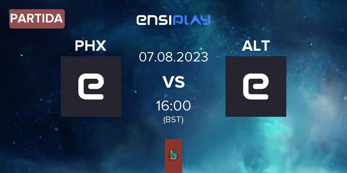 Partida Phoenix Esports PHX vs Altair Esports ALT | 07.08