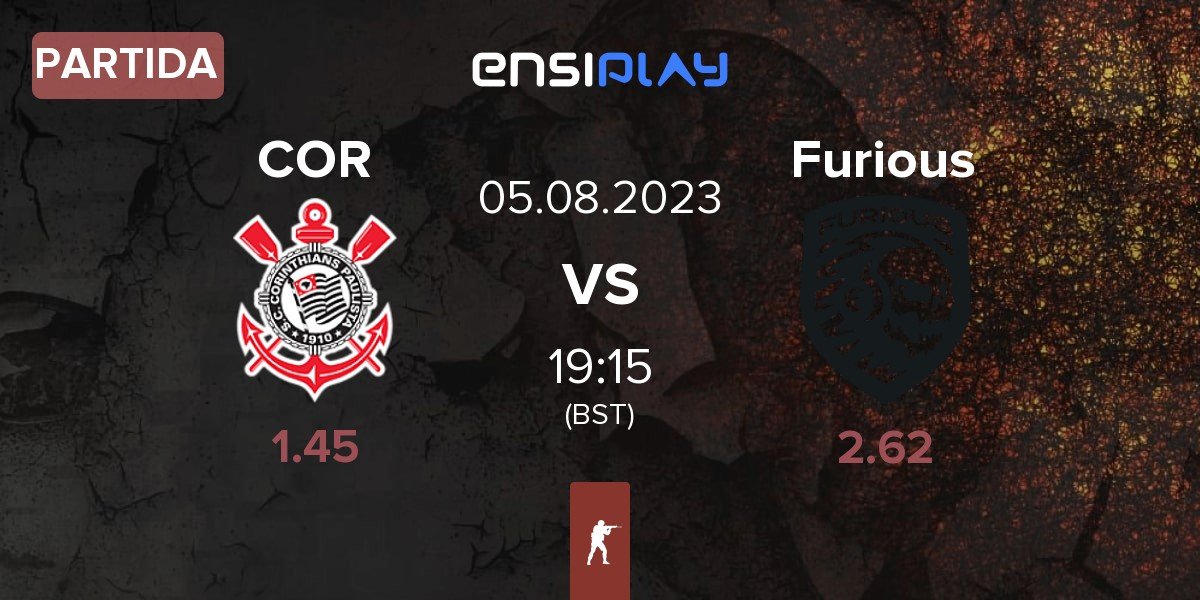Partida Corinthians COR vs Furious Gaming Furious | 05.08